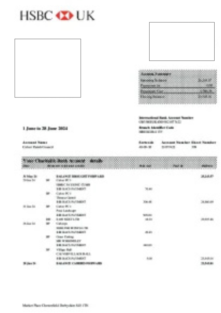 Bank Statement