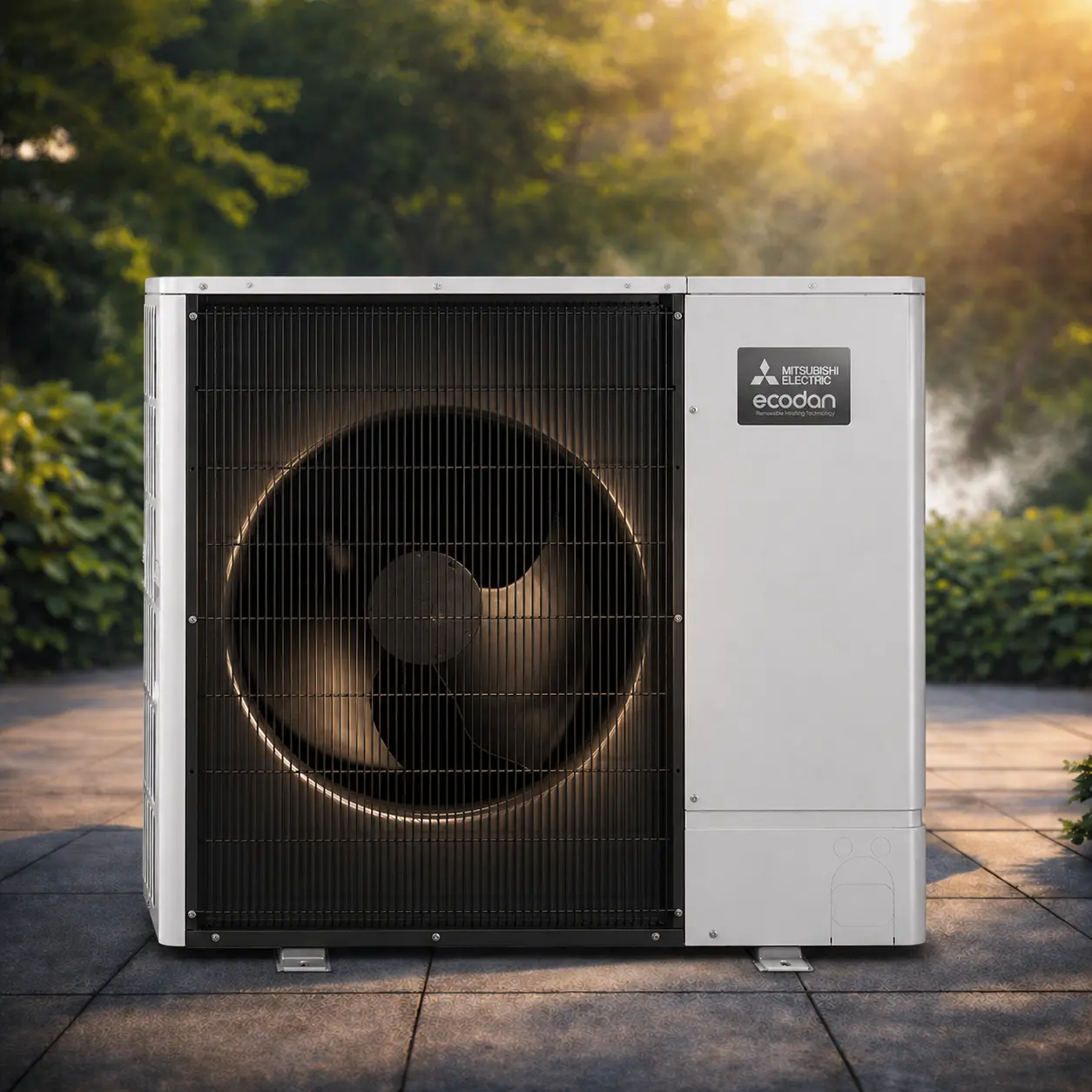 Mitsubishi Ecodan R290 air source heat pump