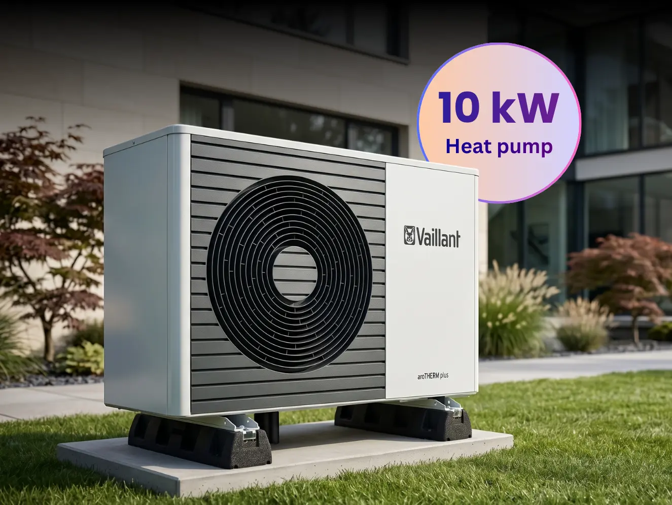 Vaillant aroTHERM plus 10kW air source heat pump