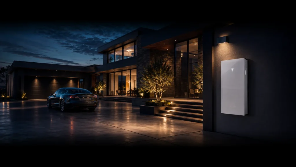 Tesla Powerwall Background image