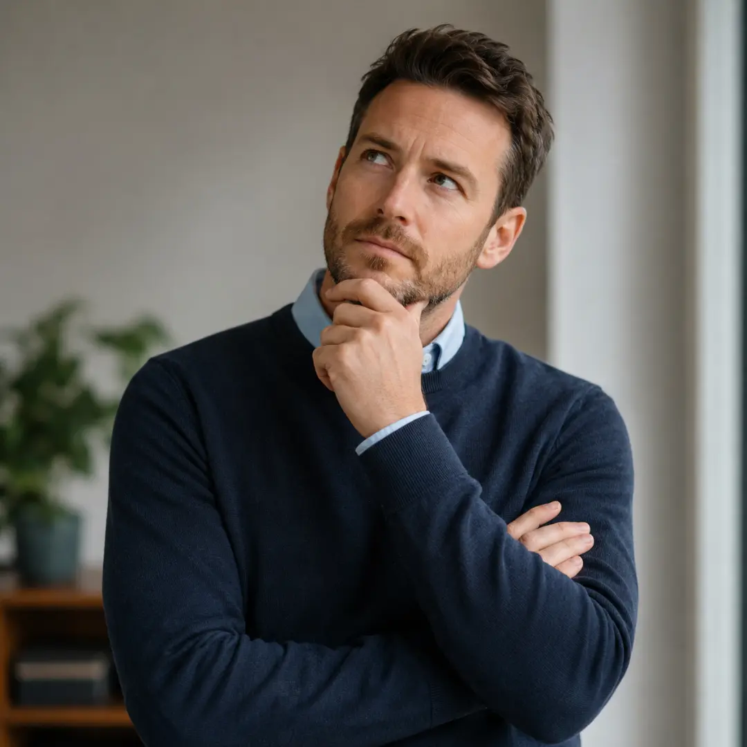 A person thinking about average cost of air source heat pump in Uk