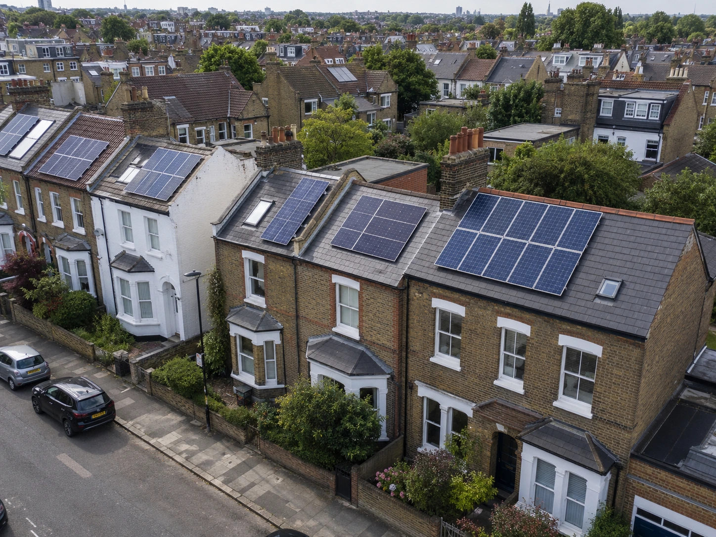 Solar panels installation