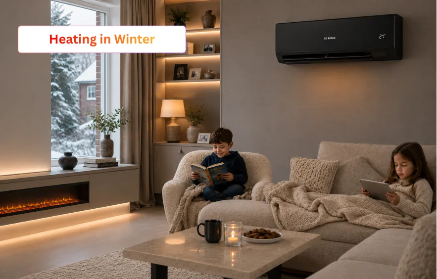 Heating mode for air conditioning unit in summer