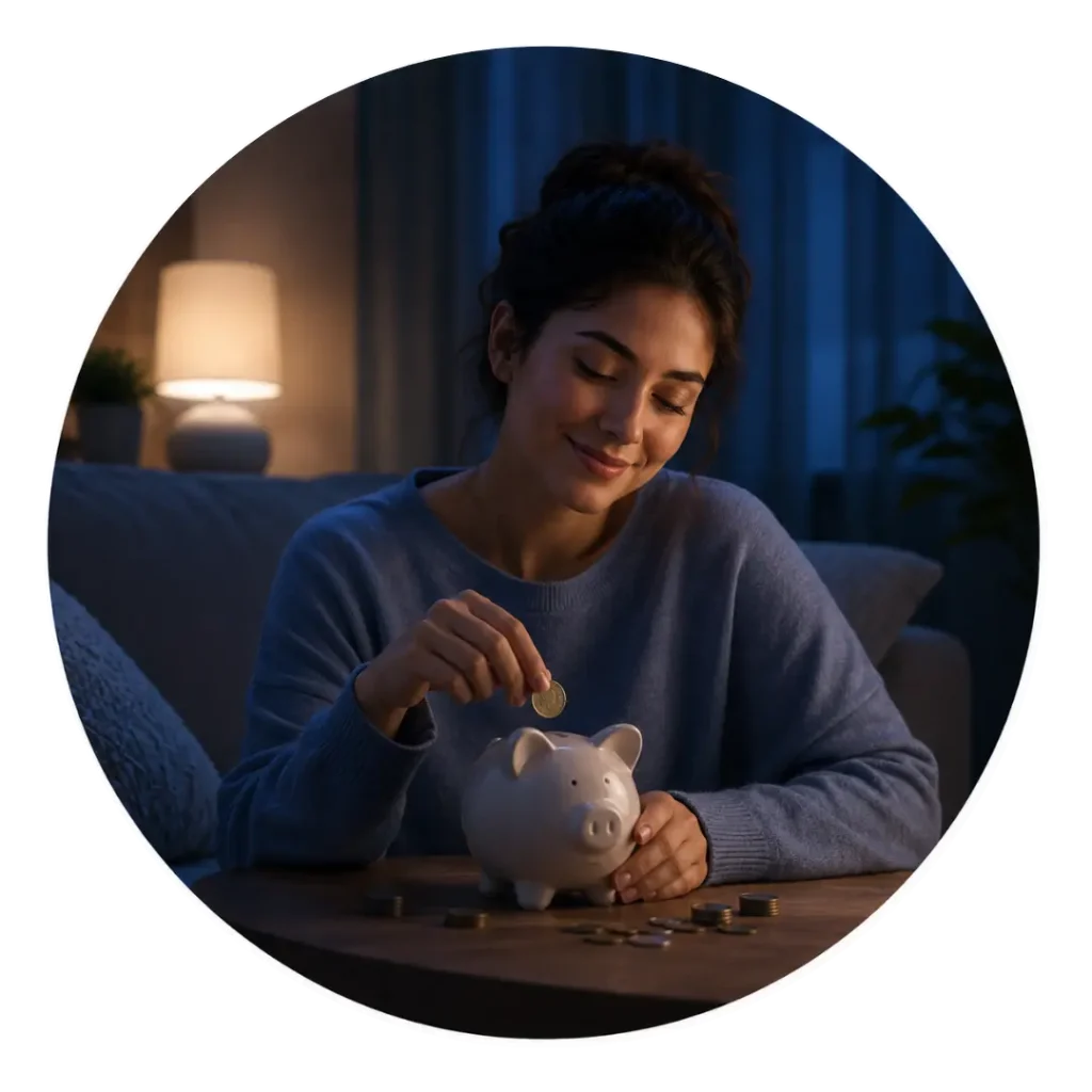 This image shows Savings Mode feature Bosch Climate 7000i