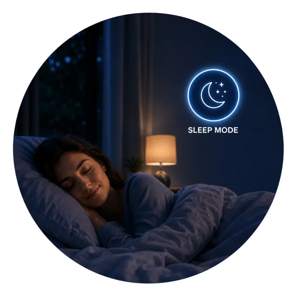 This image shows Sleep Mode feature Bosch Climate 7000i