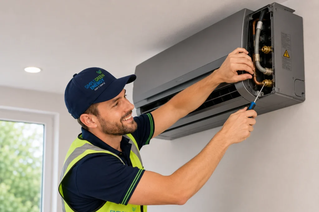 Bosch Climate 7000i installation by a qualified air conditioning installer in the UK